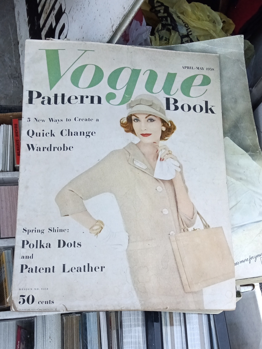 Vintage VOGUE PATTERN BOOK APRIL-MAY 1958